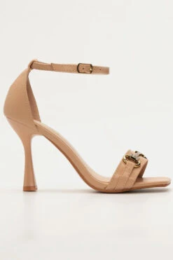 Πέδιλα με Ιδιαίτερο Τακούνι & Αγκράφα απο Strass