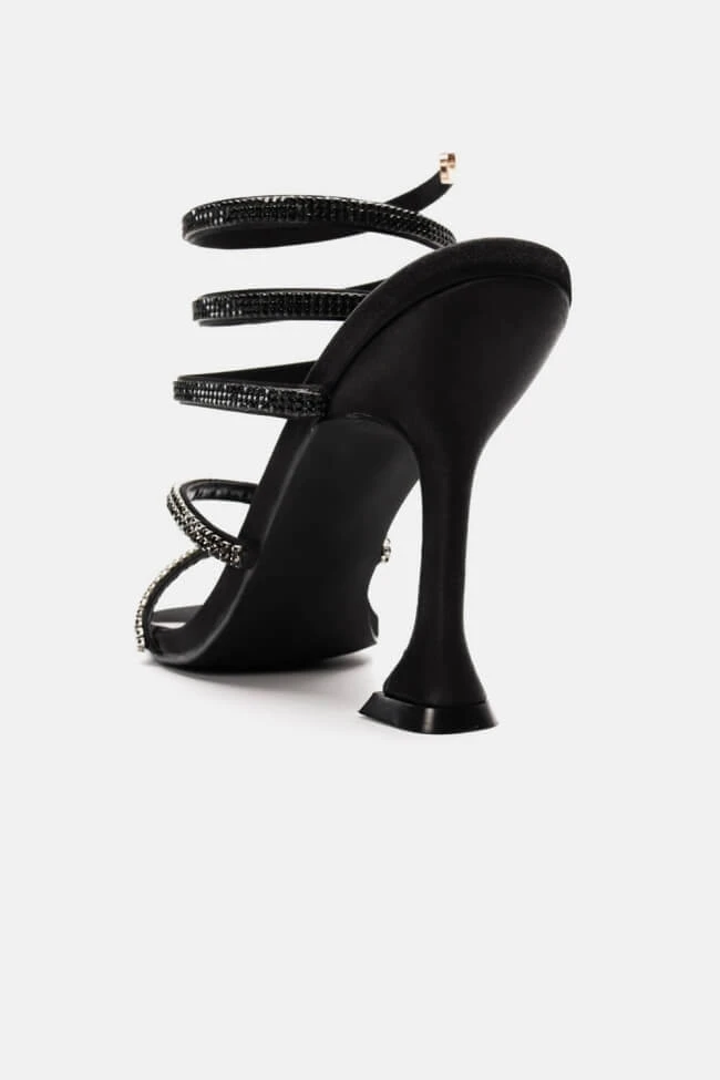 Πέδιλα με Ιδιαίτερο Τακούνι & Περιστρεφόμενο Λουράκι απο Strass 5 Πέδιλα με Ιδιαίτερο Τακούνι & Περιστρεφόμενο Λουράκι απο Strass - Image 5