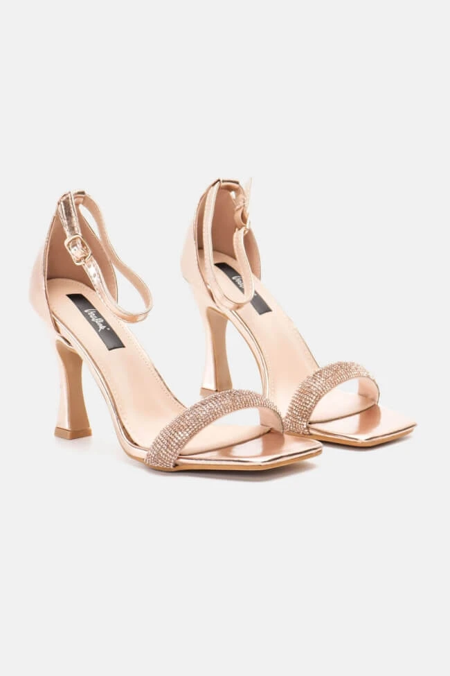 Πέδιλα με Ιδιαίτερο Τακούνι & Strass 3 Πέδιλα με Ιδιαίτερο Τακούνι & Strass - Image 3