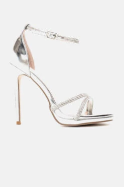 Πέδιλα με Κλειστή Φτέρνα & Strass