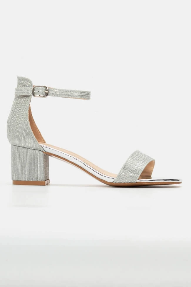 Πέδιλα με Μεσαίo Τακούνι & Glitter 1 Πέδιλα με Μεσαίo Τακούνι & Glitter