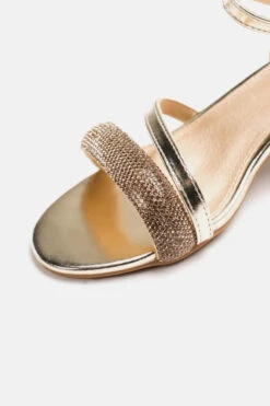 Πέδιλα με Μεσαίο Τακούνι & Λουράκι απο Strass -Papoutsi Greece pedila me mesaio takouni louraki apo strass 90405 ezmk