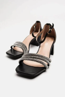 Πέδιλα με Μεσαίο Τακούνι & Λουριά απο Strass -Papoutsi Greece pedila me mesaio takouni louria apo strass 88967 8vgh