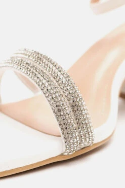 Πέδιλα με Μεσαίο Τακούνι & Strass -Papoutsi Greece pedila me mesaio takouni strass 88949 f0k1