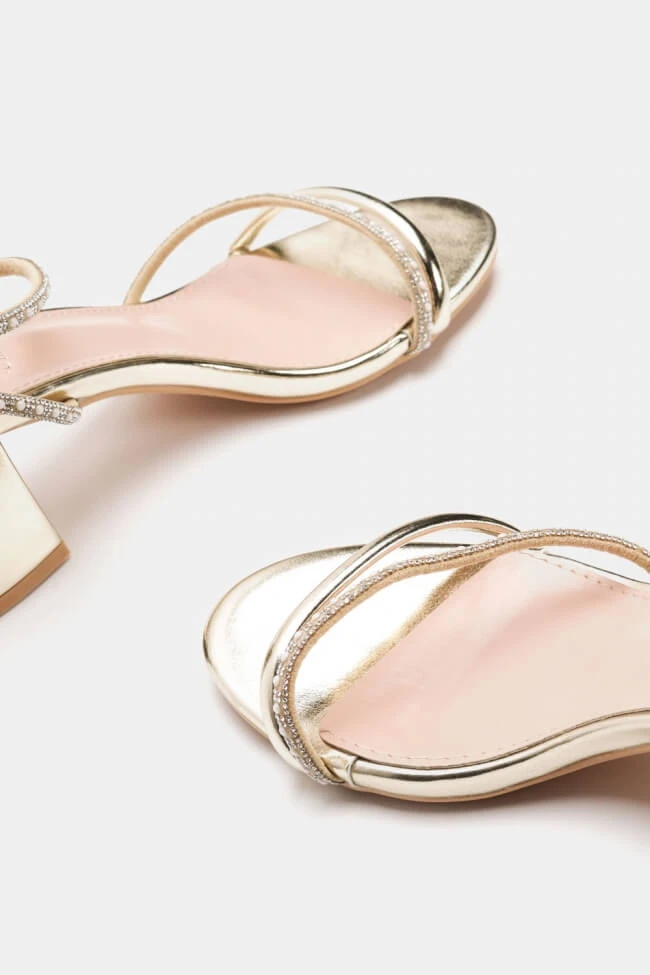 Πέδιλα με Μπαρέτα & Strass 4 Πέδιλα με Μπαρέτα & Strass - Image 4