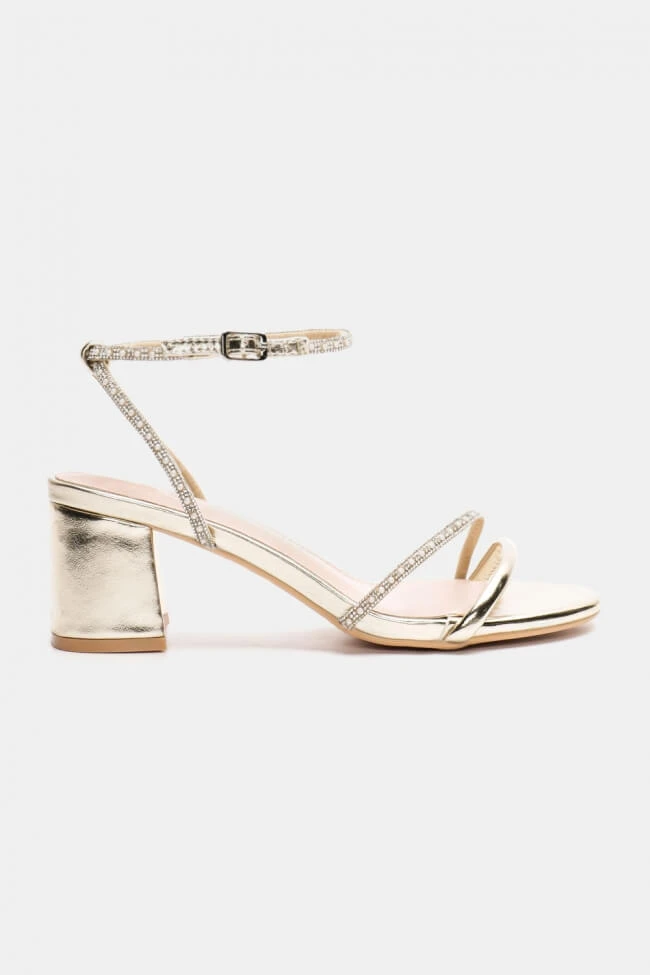 Πέδιλα με Μπαρέτα & Strass 1 Πέδιλα με Μπαρέτα & Strass