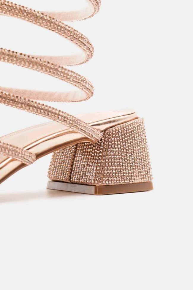 Πέδιλα με Περιστρεφόμενο Λουράκι απο Strass 5 Πέδιλα με Περιστρεφόμενο Λουράκι απο Strass - Image 5