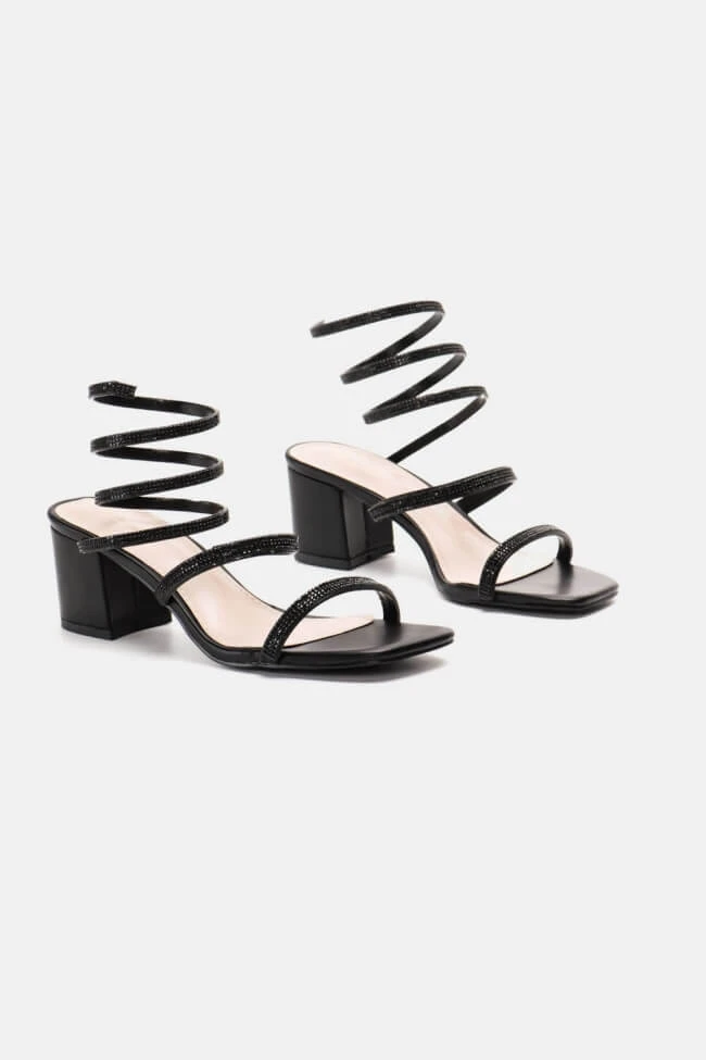 Πέδιλα με Περιστρεφόμενο Λουράκι & Strass 3 Πέδιλα με Περιστρεφόμενο Λουράκι & Strass - Image 3