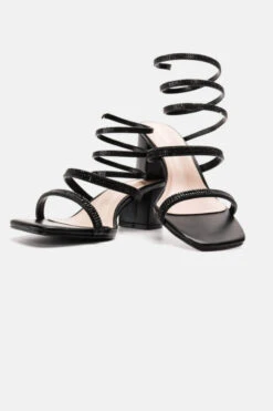 Πέδιλα με Περιστρεφόμενο Λουράκι & Strass 7 Πέδιλα με Περιστρεφόμενο Λουράκι & Strass -Papoutsi Greece pedila me peristrefomeno louraki strass 90673 hnm2