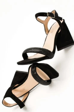 Πέδιλα με Τρίγωνο Τακούνι & Strass -Papoutsi Greece pedila me trigwno takouni strass 71149 e819