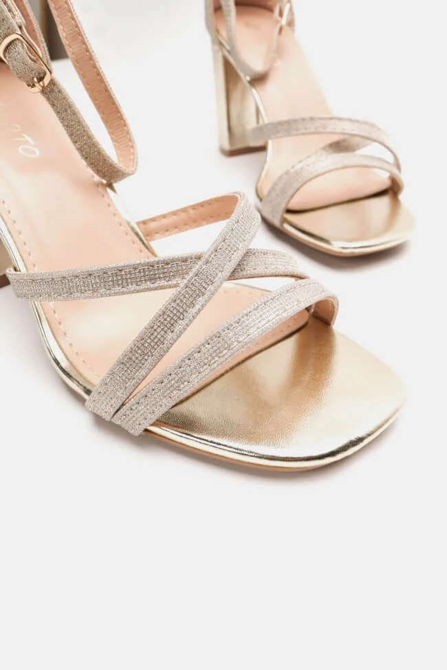 Πέδιλα με Χιαστί Λουράκια & Glitter 5 Πέδιλα με Χιαστί Λουράκια & Glitter - Image 5