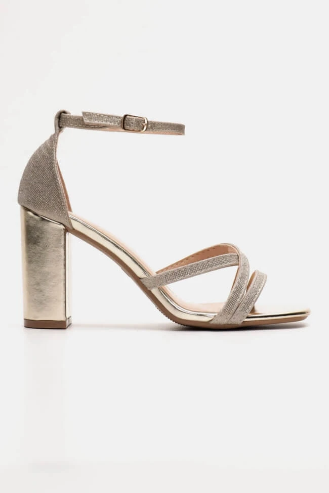 Πέδιλα με Χιαστί Λουράκια & Glitter 2 Πέδιλα με Χιαστί Λουράκια & Glitter - Image 2