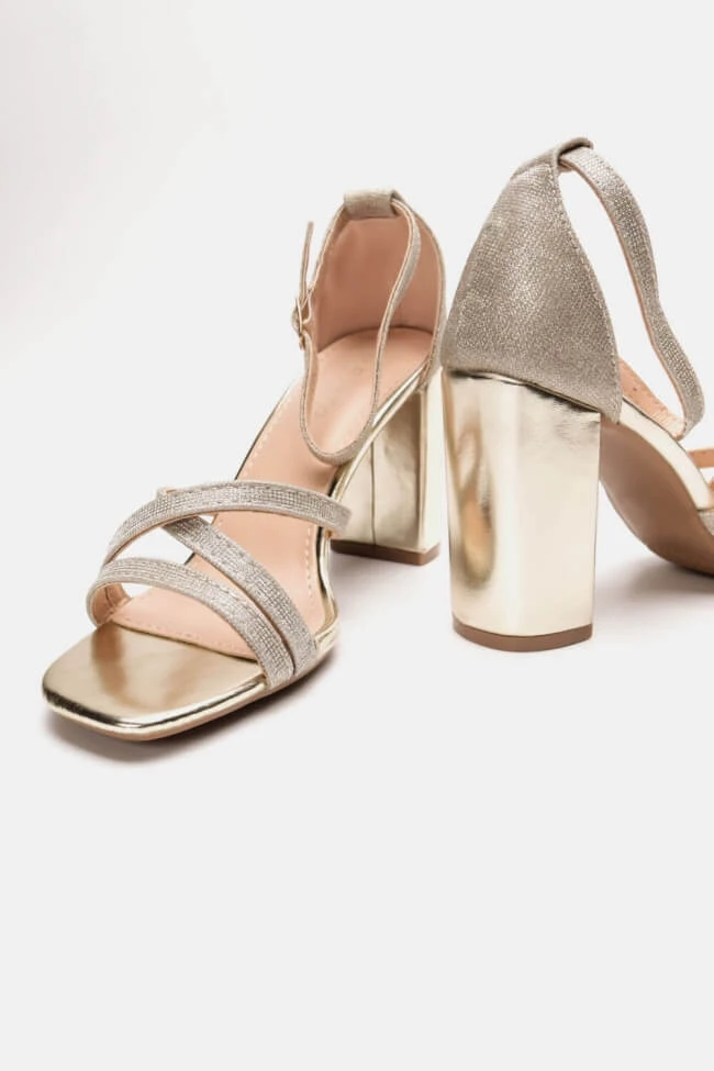 Πέδιλα με Χιαστί Λουράκια & Glitter 4 Πέδιλα με Χιαστί Λουράκια & Glitter - Image 4