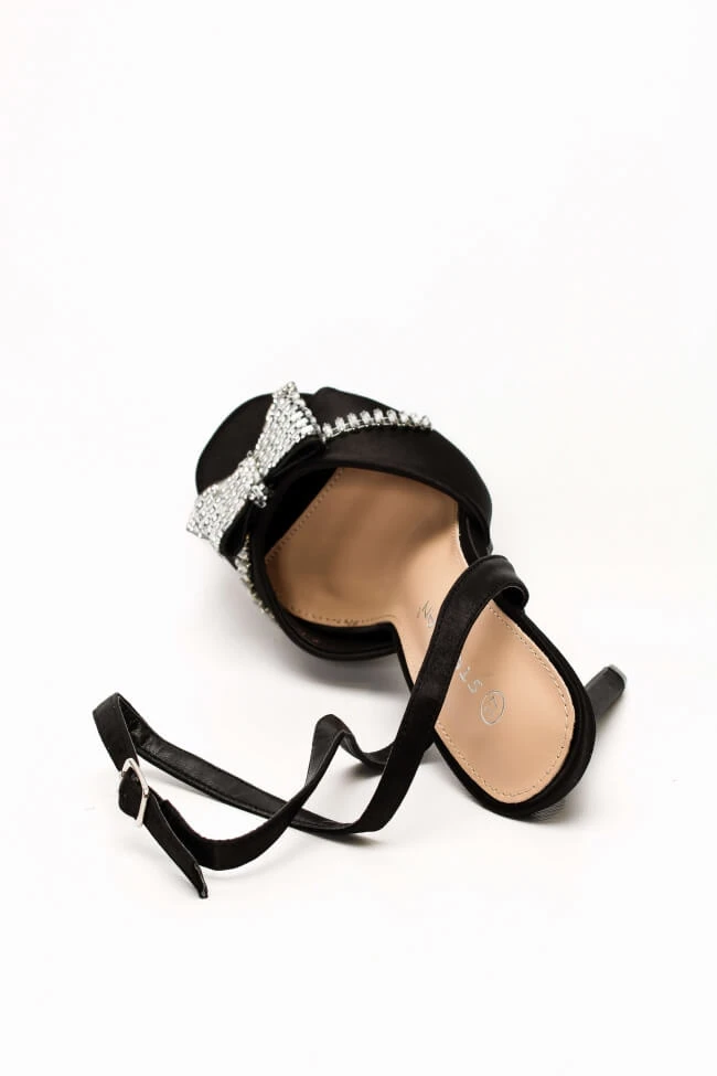 Πέδιλα Σατέν με Διακοσμητικές Πέτρες 5 Πέδιλα Σατέν με Διακοσμητικές Πέτρες - Image 5