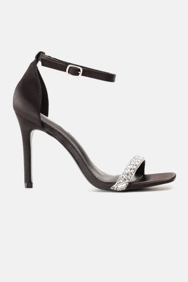 Πέδιλα Σατέν με Διακοσμητικό Λουράκι απο Strass & Πέτρες 2 Πέδιλα Σατέν με Διακοσμητικό Λουράκι απο Strass & Πέτρες - Image 2