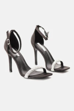 Πέδιλα Σατέν με Διακοσμητικό Λουράκι απο Strass & Πέτρες 7 Πέδιλα Σατέν με Διακοσμητικό Λουράκι απο Strass & Πέτρες -Papoutsi Greece pedila saten me diakosmitiko louraki apo strass pe 90207 mdgb