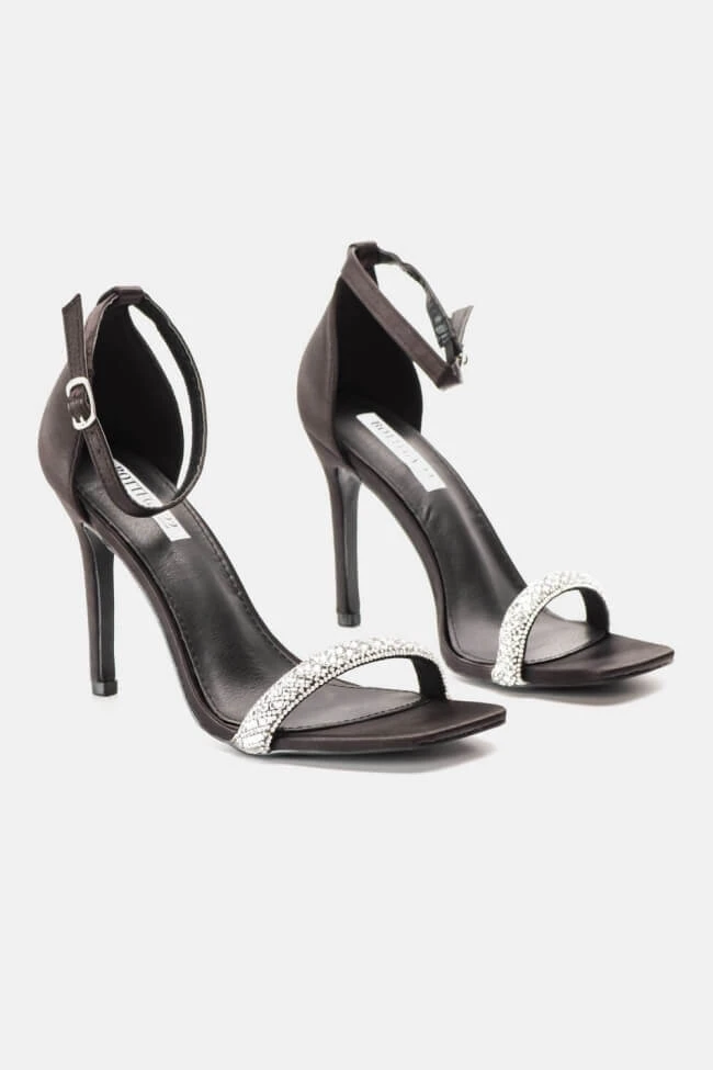 Πέδιλα Σατέν με Διακοσμητικό Λουράκι απο Strass & Πέτρες 3 Πέδιλα Σατέν με Διακοσμητικό Λουράκι απο Strass & Πέτρες - Image 3