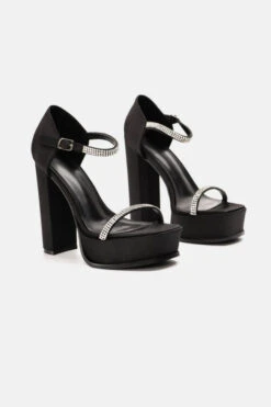 Πέδιλα Σατέν με Φιάπα & Strass -Papoutsi Greece pedila saten me fiapa strass 90789 9jli