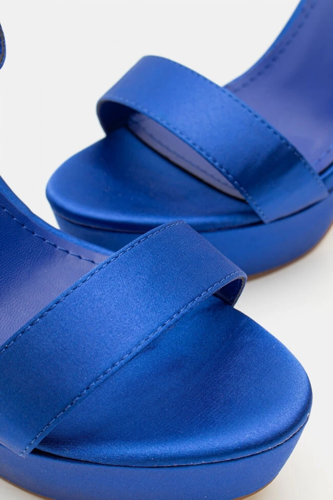 Πέδιλα Σατέν με Κλειστή Φτέρνα & Φιάπα 5 Πέδιλα Σατέν με Κλειστή Φτέρνα & Φιάπα - Image 5