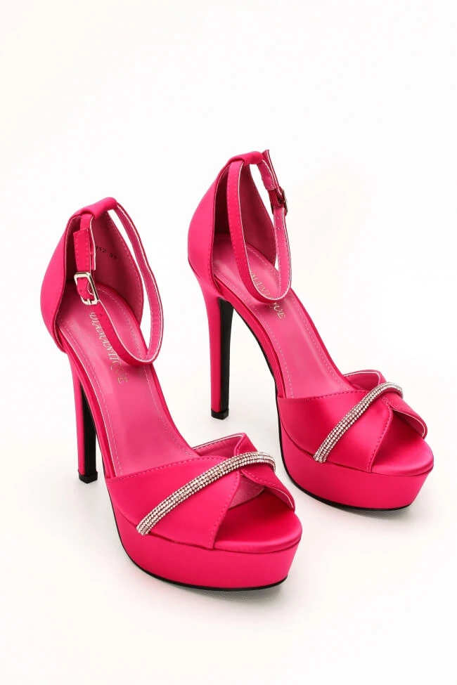 Πέδιλα Σάτεν με Strass 2 Πέδιλα Σάτεν με Strass - Image 2