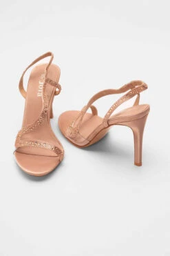 Πέδιλα Σατέν με Strass 9 Πέδιλα Σατέν με Strass -Papoutsi Greece pedila saten me strass 94301 tvgk