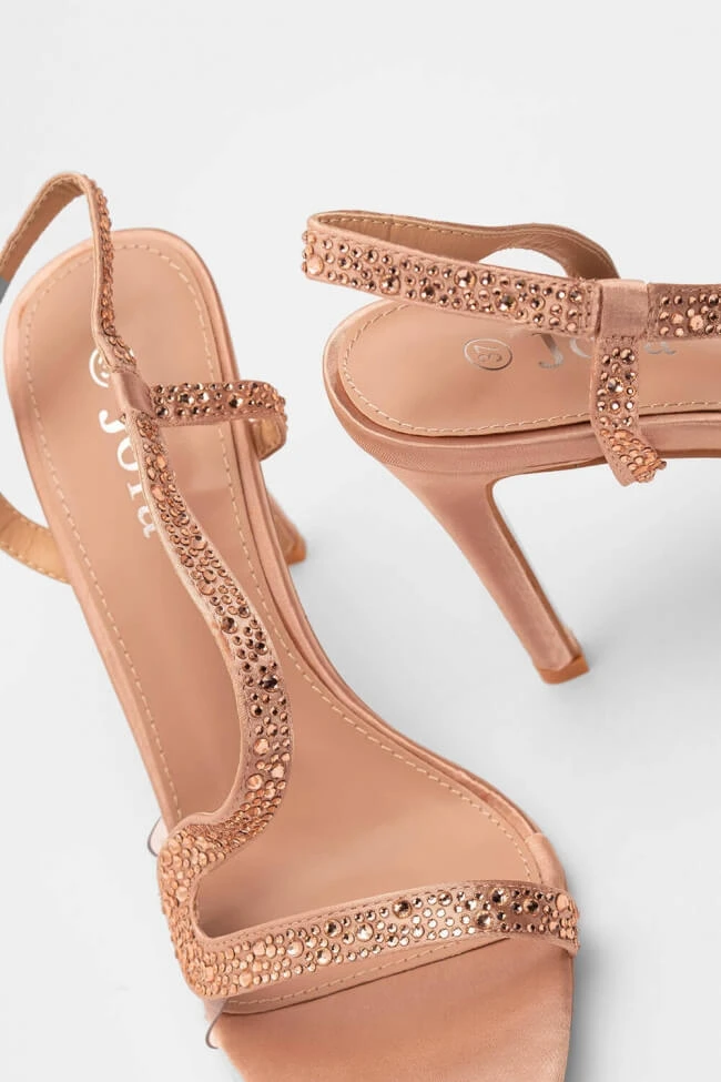 Πέδιλα Σατέν με Strass 4 Πέδιλα Σατέν με Strass - Image 4