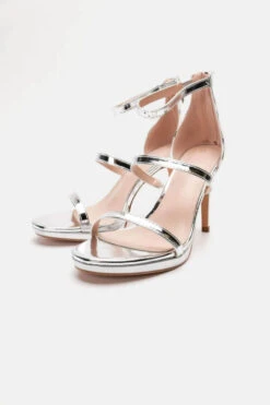 Πέδιλα Στιλέτο με Φερμουάρ & Λουράκια -Papoutsi Greece pedila stileto me fermouar lourakia 90845 nyfk