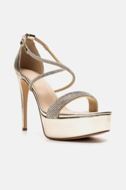 Πέδιλα Στιλέτο με Φιάπα & Strass -Papoutsi Greece pedila stileto me fiapa strass 89167 2nfr