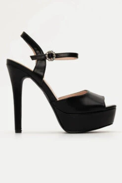 Πέδιλα Στιλέτο με Φιάπα & Τόκα απο Strass