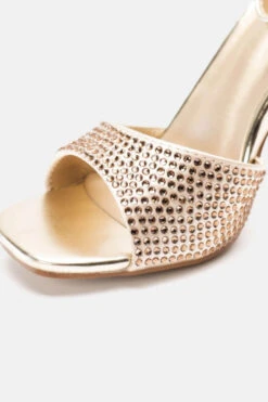 Πέδιλα Στιλέτο με Strass -Papoutsi Greece pedila stileto me strass 90187 dzc9