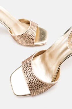 Πέδιλα Στιλέτο με Strass -Papoutsi Greece pedila stileto me strass 90187 ptxd