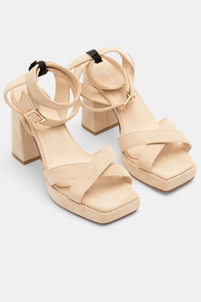 Πέδιλα Suede Εξώφτερνα με Φιάπα 3 Πέδιλα Suede Εξώφτερνα με Φιάπα - Image 3