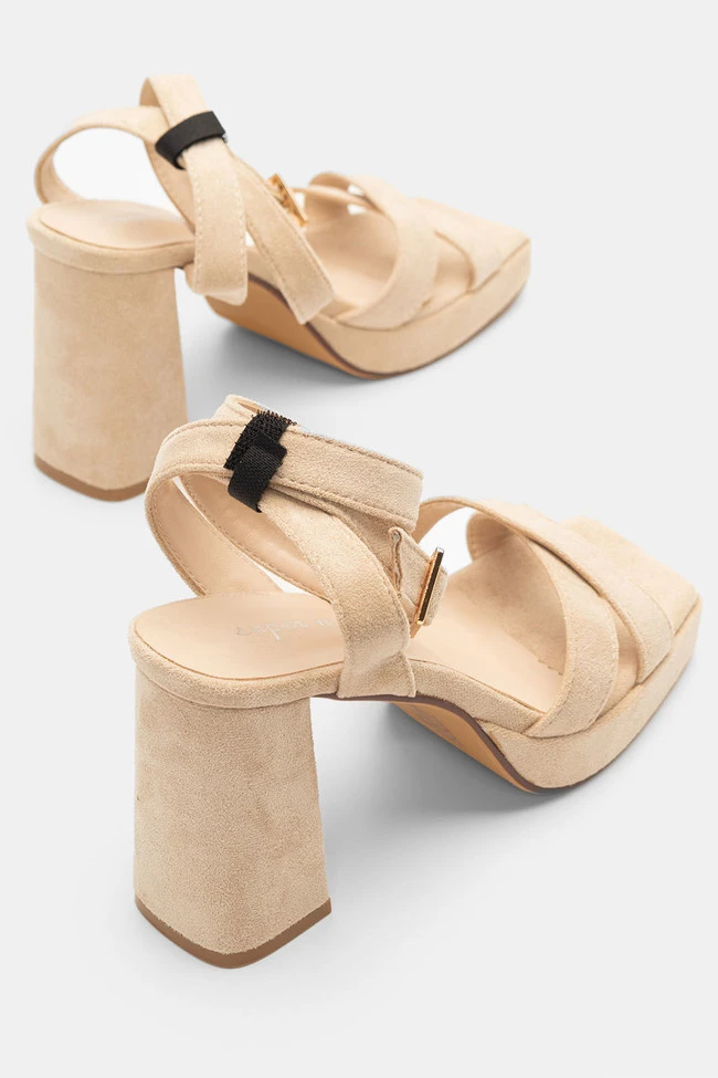 Πέδιλα Suede Εξώφτερνα με Φιάπα 5 Πέδιλα Suede Εξώφτερνα με Φιάπα - Image 5