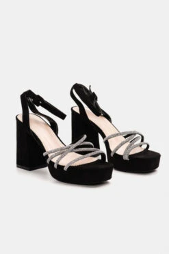 Πέδιλα Suede με Φιάπα & Strass 7 Πέδιλα Suede με Φιάπα & Strass -Papoutsi Greece pedila suede me fiapa strass 89177 88gy