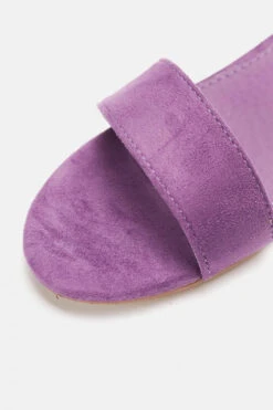 Πέδιλα Suede με Χαμηλό Τακούνι -Papoutsi Greece pedila suede me xamilo takouni 91669 akwa