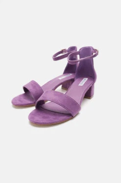 Πέδιλα Suede με Χαμηλό Τακούνι -Papoutsi Greece pedila suede me xamilo takouni 91669 ck5h