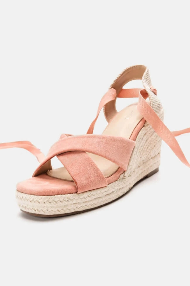 Πλατφόρμες Εσπαντρίγιες Lace Up με Χιαστί Λουράκια 5 Πλατφόρμες Εσπαντρίγιες Lace Up με Χιαστί Λουράκια - Image 5