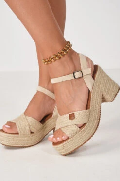 Πλατφόρμες Εσπαντρίγιες με Πλεξούδα