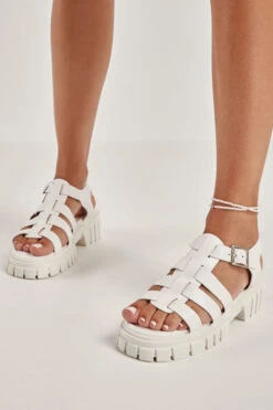 Πλατφόρμες Gladiator με Τρακτερωτή Σόλα