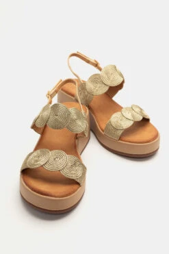 Πλατφόρμες με Δίπλα Λουράκια απο Ψάθα -Papoutsi Greece platformes me dipla lourakia apo psatha 95847 9xl2