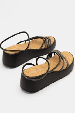 Πλατφόρμες με Λουράκια απο Strass -Papoutsi Greece platformes me lourakia apo strass 95719 6zva