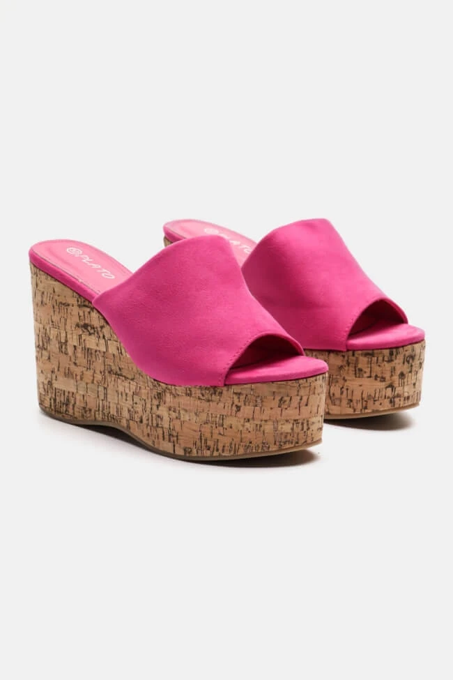 Πλατφόρμες Suede με Φελλό 2 Πλατφόρμες Suede με Φελλό - Image 2