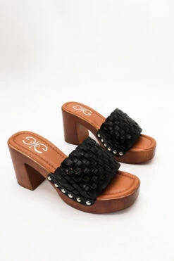 Clogs με Πλεκτό Σχέδιο 8 Clogs με Πλεκτό Σχέδιο -Papoutsi Greece tsokara me plekto sxedio 67987 l5k9