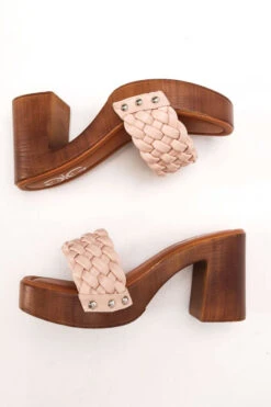 Clogs με Σχέδιο Πλεξούδα 7 Clogs με Σχέδιο Πλεξούδα -Papoutsi Greece tsokara me sxedio pleksouda 67615 f05v