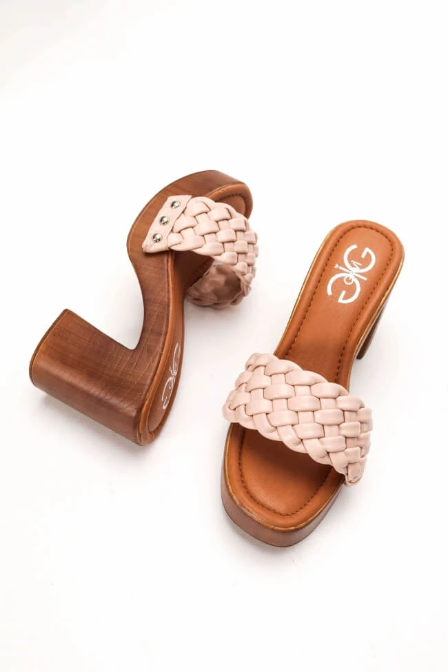 Clogs με Σχέδιο Πλεξούδα 1 Clogs με Σχέδιο Πλεξούδα