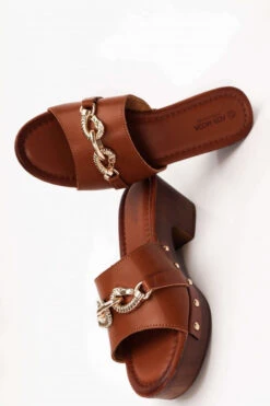 Clogs με Χρυσή Αγκράφα 6 Clogs με Χρυσή Αγκράφα -Papoutsi Greece tsokara me xrusi agkrafa 69451 mcyx